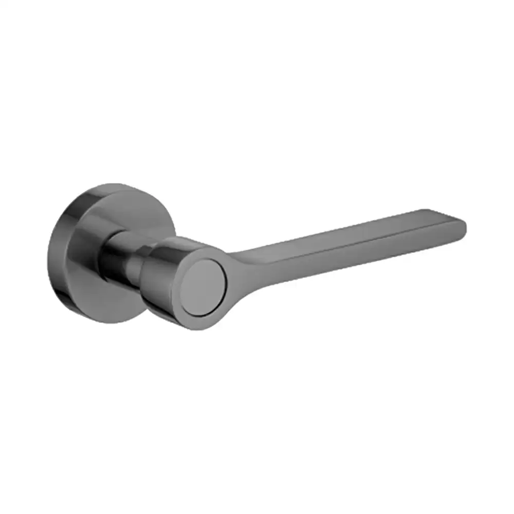 Dorset Abitare Leva Mortise on Rose Door Handle - Titanium Matt