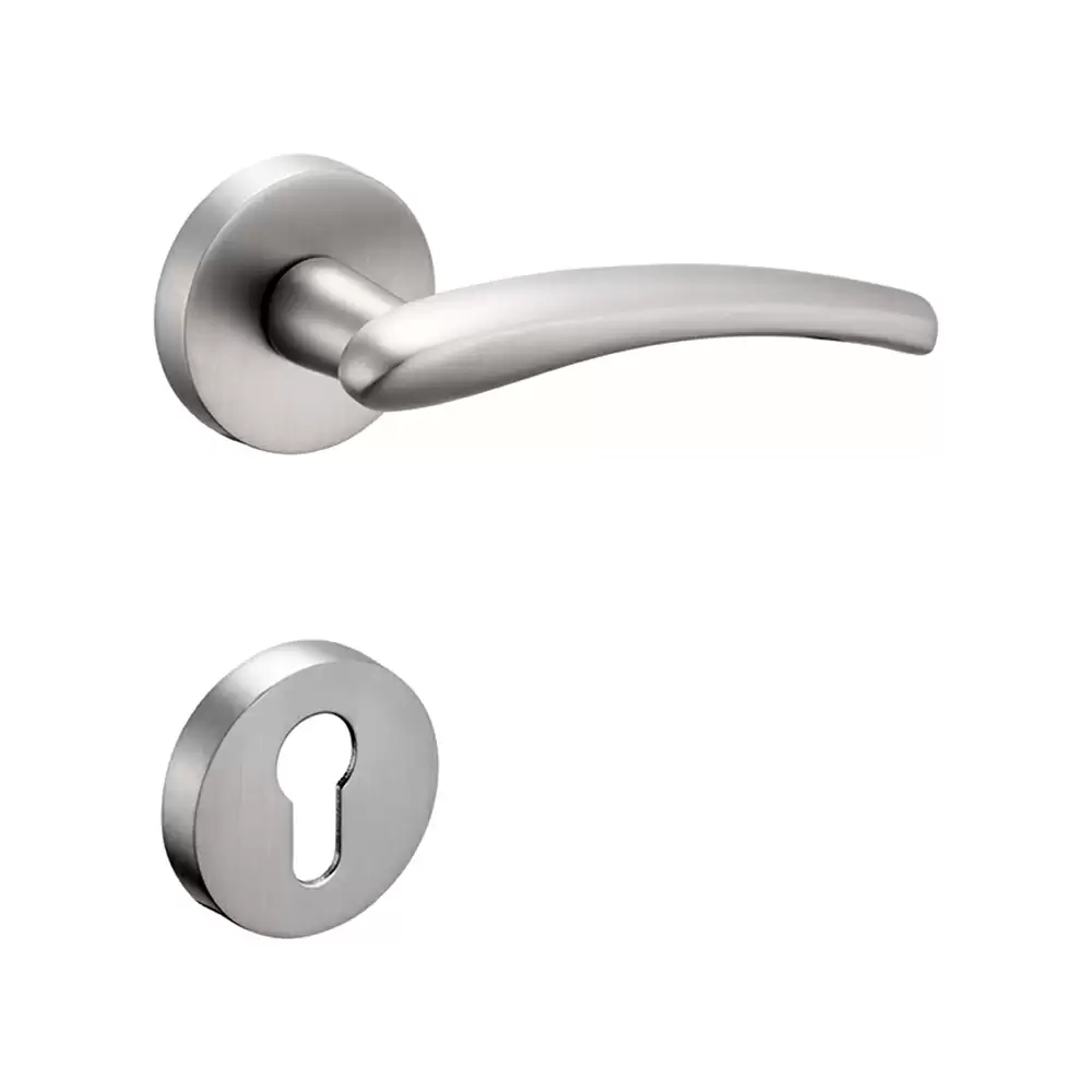 Dorset Farretto Option Mortise On Rose Door Handle - Satin Matt