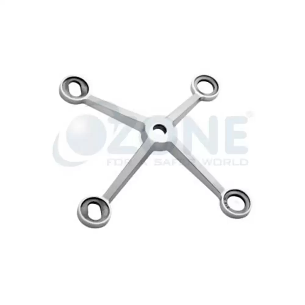 Ozone 4 Way Facade Spider Fitting Without Fin PSS