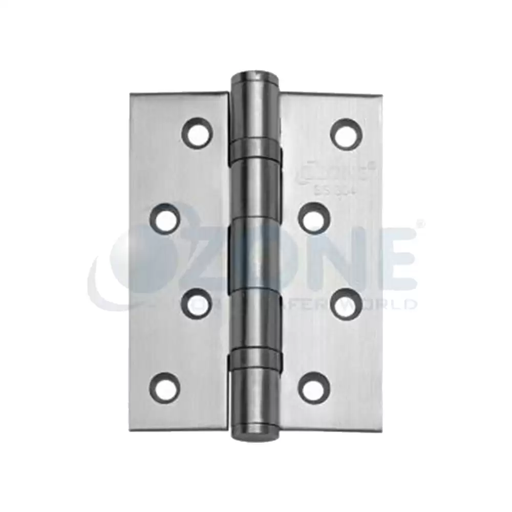 Ozone Ball Bearing Butt Hinge With 2 Ball Bearing (4'' X 3''), THK 2.5 mm