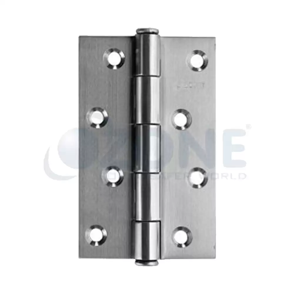 Ozone SS Butt Hinge Without Ball Bearing (4'' X 2.5''), THK 2.5 mm