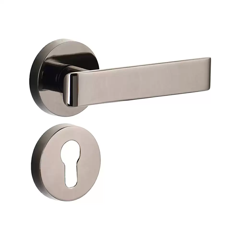 Dorset Farretto Riva Mortise On Rose Door Handle - Nitrium