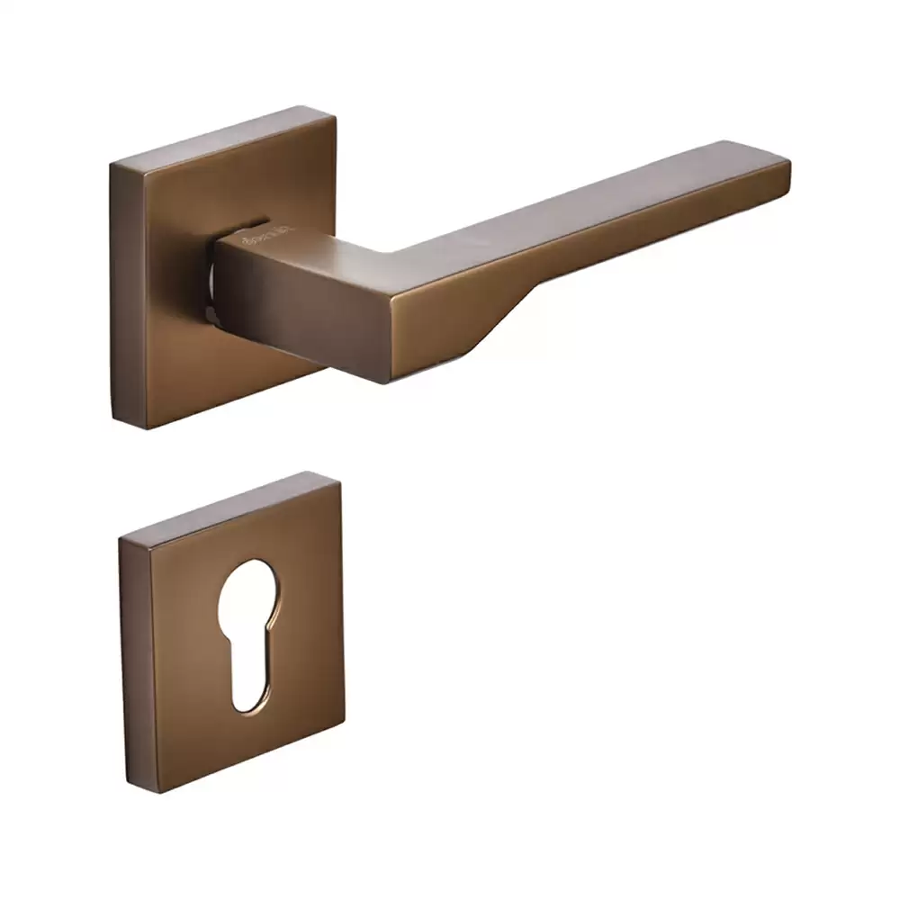 Dorset Farretto Ryder Mortise On Rose Door Handle - Ferro