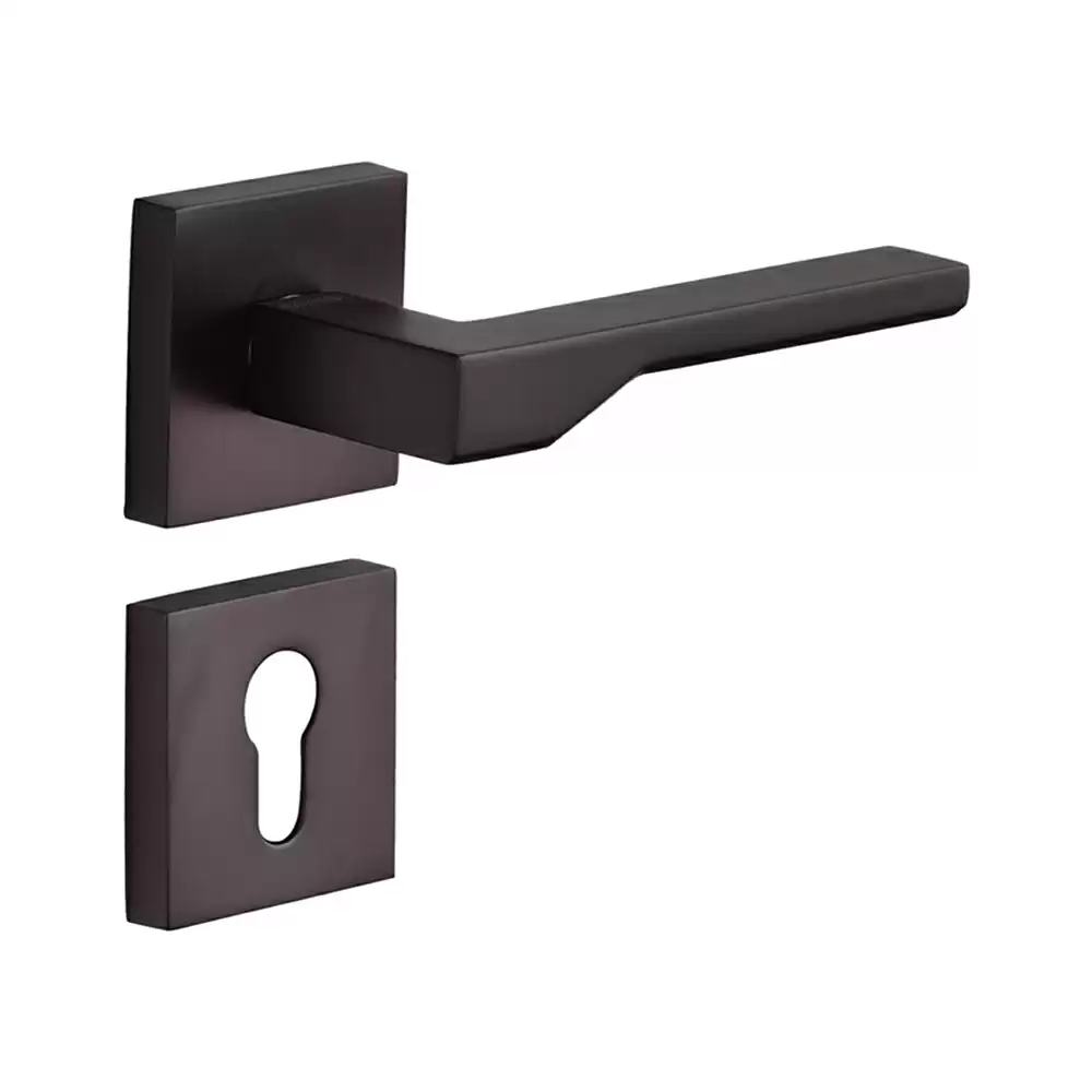 Dorset Farretto Ryder Mortise On Rose Door Handle - Merlot