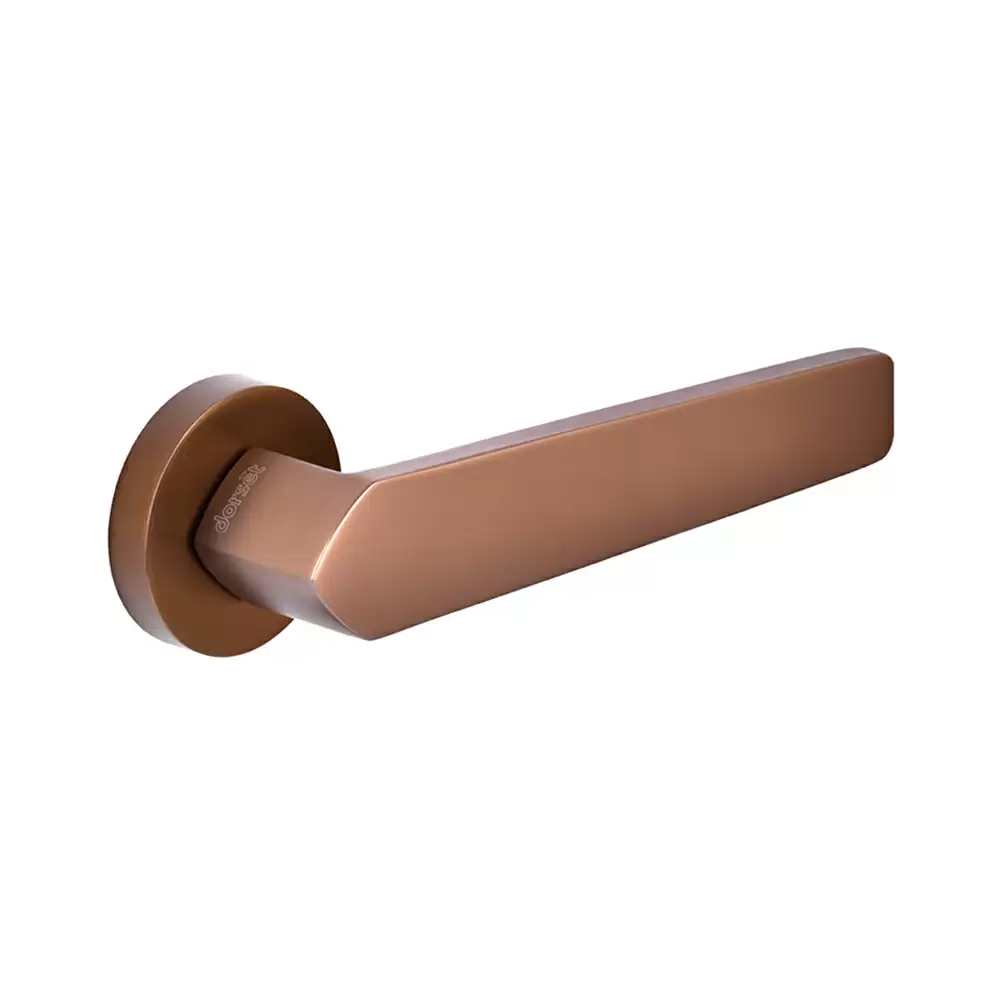 Dorset Abitare Torso Mortise on Rose Door Handle - Ferro