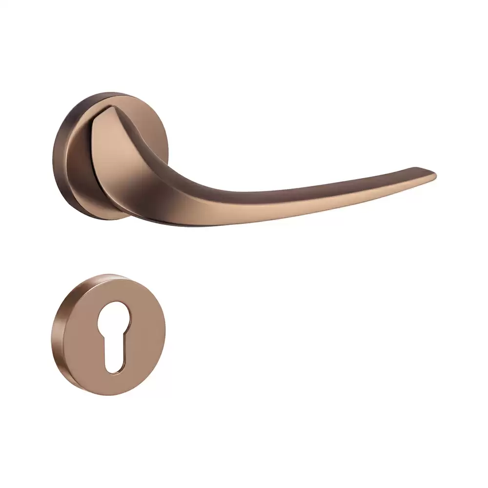 Dorset Farretto Velvet Mortise On Rose Door Handle - Ferro