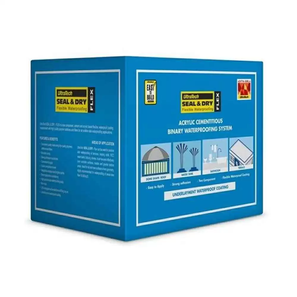 (Pack of 2) Ultratech 3 Kg Flex Weather Pro General Purpose Waterproofing