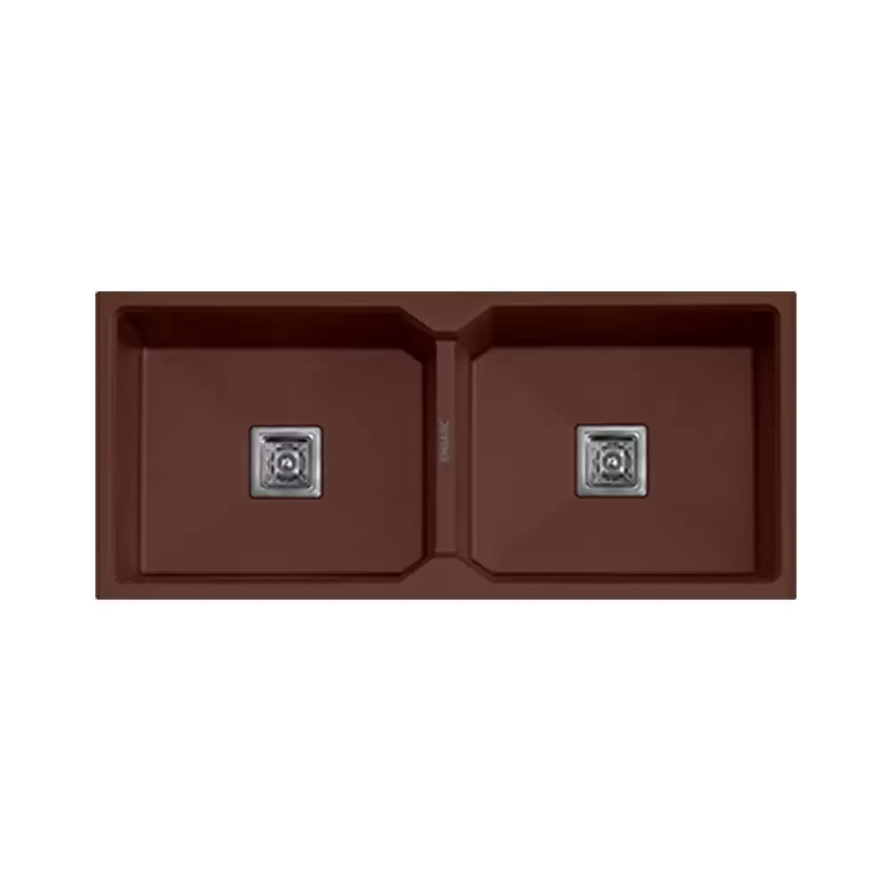 Embarc Snyder Quartz Metallic Kitchen Sink (45 L x 20 W) Inch - Brown