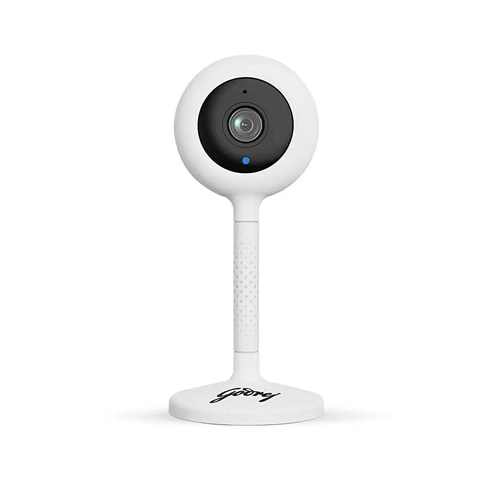 Godrej Spotlight 2MP 1080p (Full HD) Flexi Neck Smart WiFi Camera For Home With Cloud Storage, Two Way Talk, Night Vision (White)