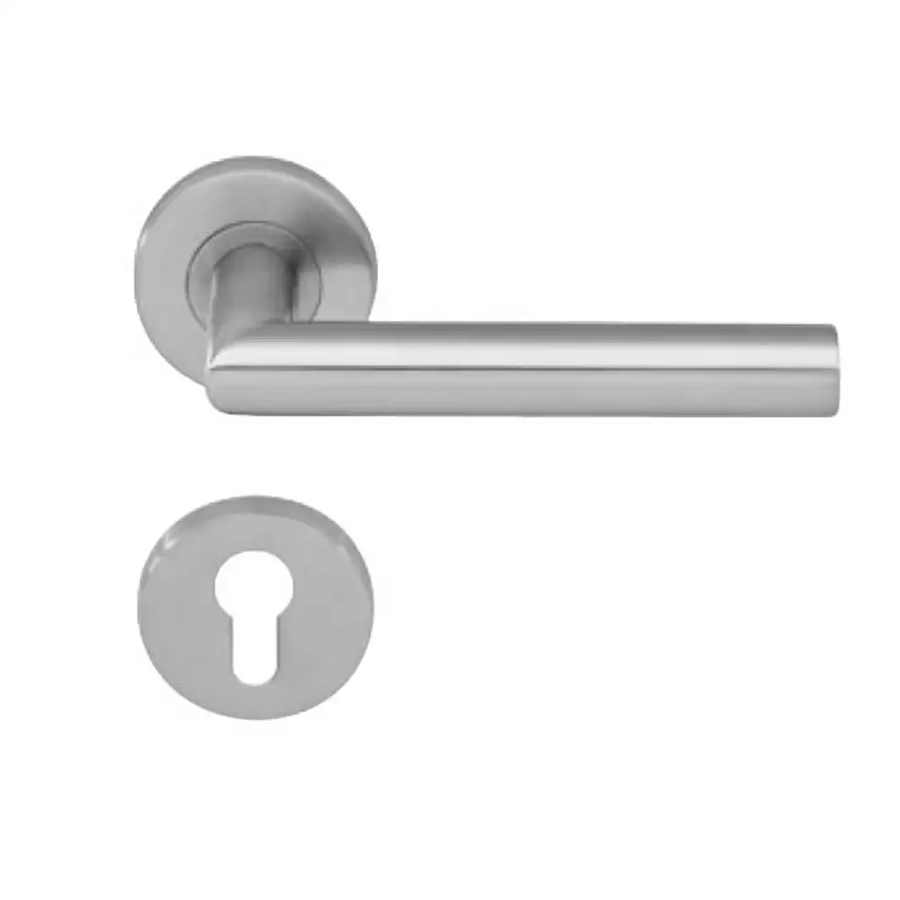 Dorma Pure 8906 Stainless Steel 304 Round Rose Mortise Handle - Satin Finish