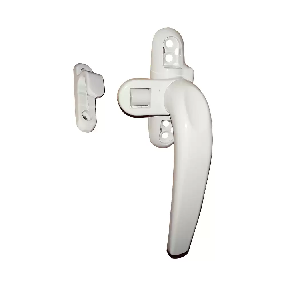 Cockspur Handle For Aluminium Casement Windows - Series - McCoy Bullet 20 - Right (White) - McCoy 8M