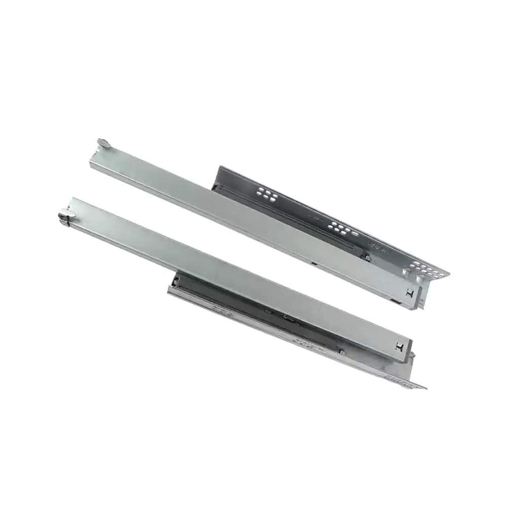 Inox C6.08.400 16 Inch Under Mount Quadro Full Extension Concealed Slide (35 Kg) - Zinc Plated Finish