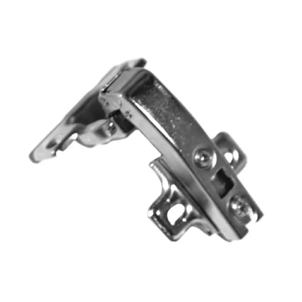 Inox C7.02.106 Blind Corner Slide-On Double Adjustment Concealed Hinge With Mounting Plate - Silver Finish