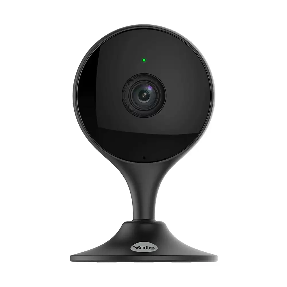 Yale SV-DFFX-B Indoor 1080p (Full HD) Security Wi-Fi Camera For Home With Mobile APP, Night Vision, Inbuilt Speaker & Microphone (Black)