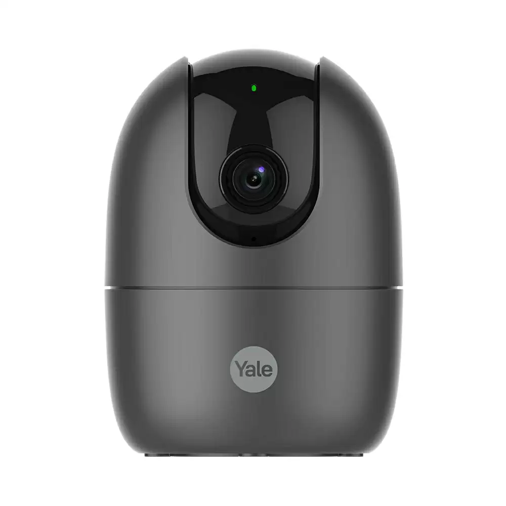 Yale SV-DPFX-B- PTZ Indoor 1080p WiFi Camera For Home With Pan & Tilt, Motion Detection, Live Viewing, 2 Way Talk (Black)