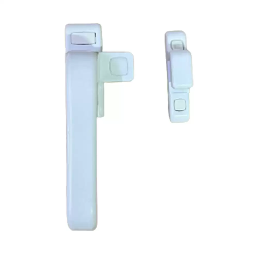 Pego HD 03 Single Point Casement Aluminium Window Handle - White (Left)