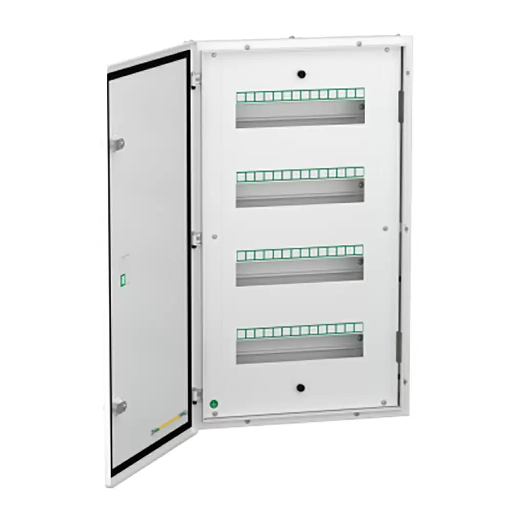 Schneider Electric A9HFD456 Acti9 4 Tier Double Door 56 Module Flexi MCB Distribution Board