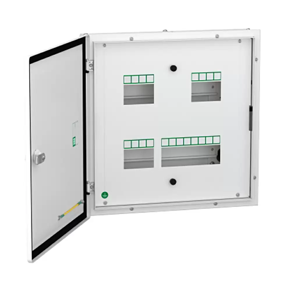 Schneider Electric A9HTND04 Acti9 4 Way Double Door Triple Pole and Neutral MCB Distribution Board