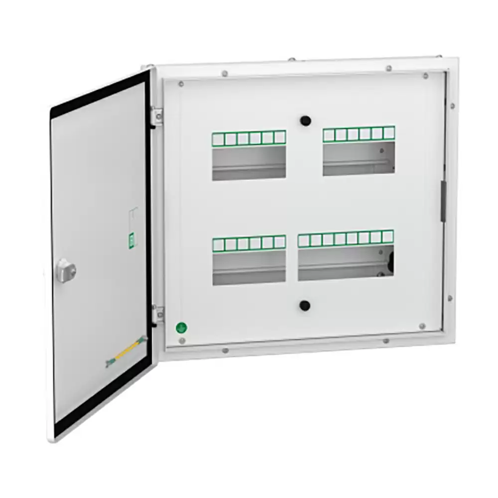 Schneider Electric A9HTND06 Acti9 6 Way Double Door Triple Pole and Neutral MCB Distribution Board