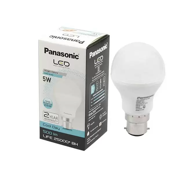 Panasonic PBUM01057 B22 Base 5 Watt LED Bulb - Cool Day Light