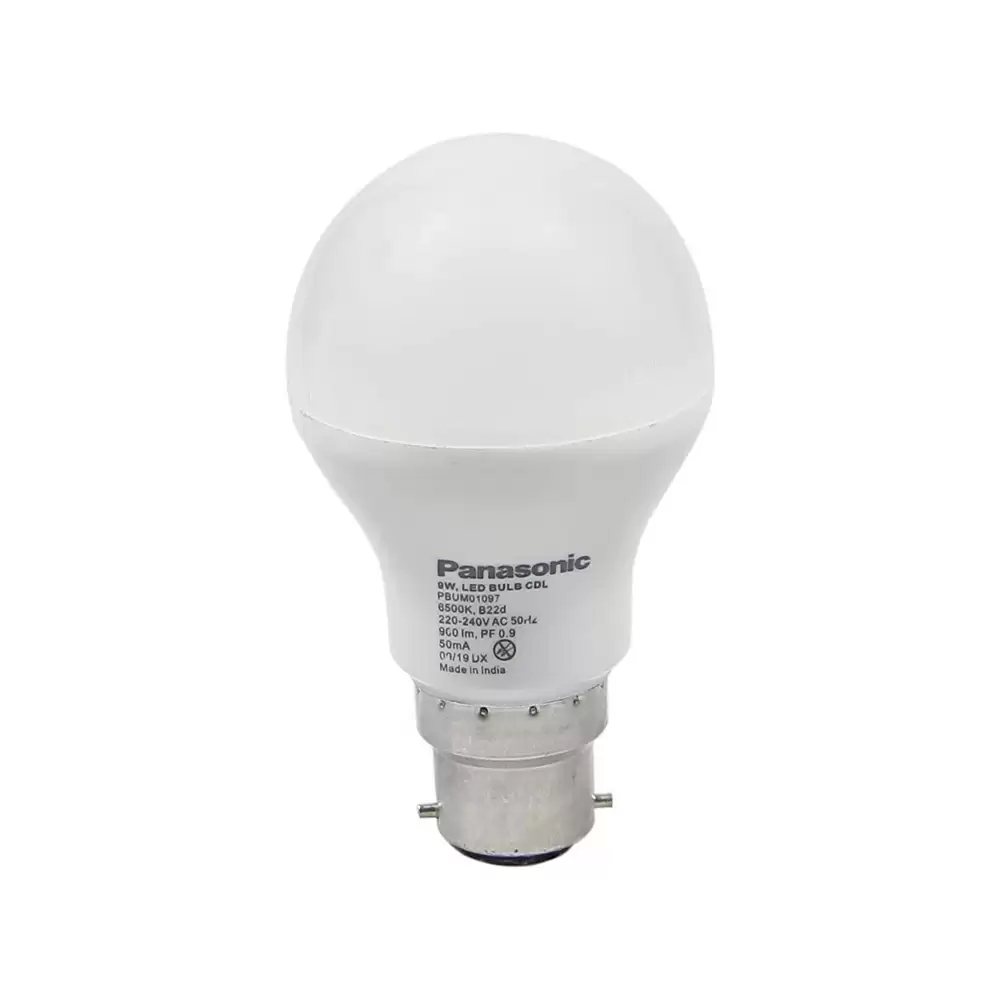 Panasonic PBUM01097 B22 Base 9 Watt LED Bulb - Cool Day Light