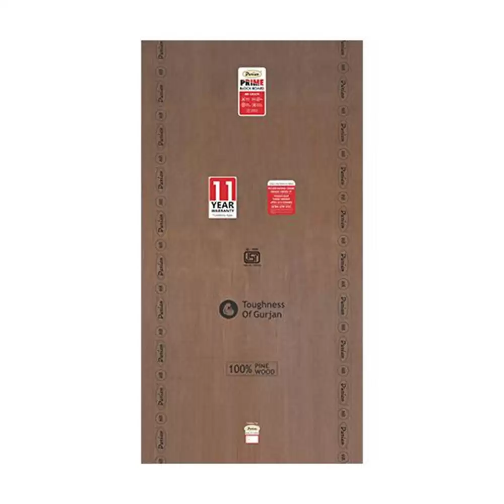 Durian Prime MR Grade IS 1659 25 mm Thick BWR Block Board (8 L x 4 W) Feet - (Gurjan)