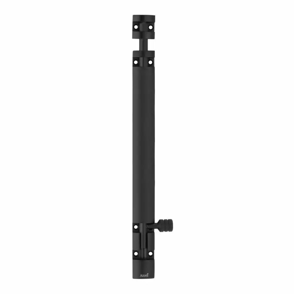 Atom Locks TB002-10 inch-BLK Aluminium Decorative Tower Bolt- Black  Finish