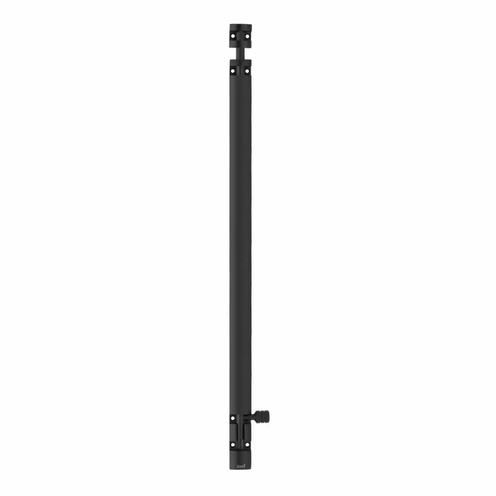 Atom Locks TB002-18 inch-BLK Aluminium Decorative Tower Bolt- Black  Finish