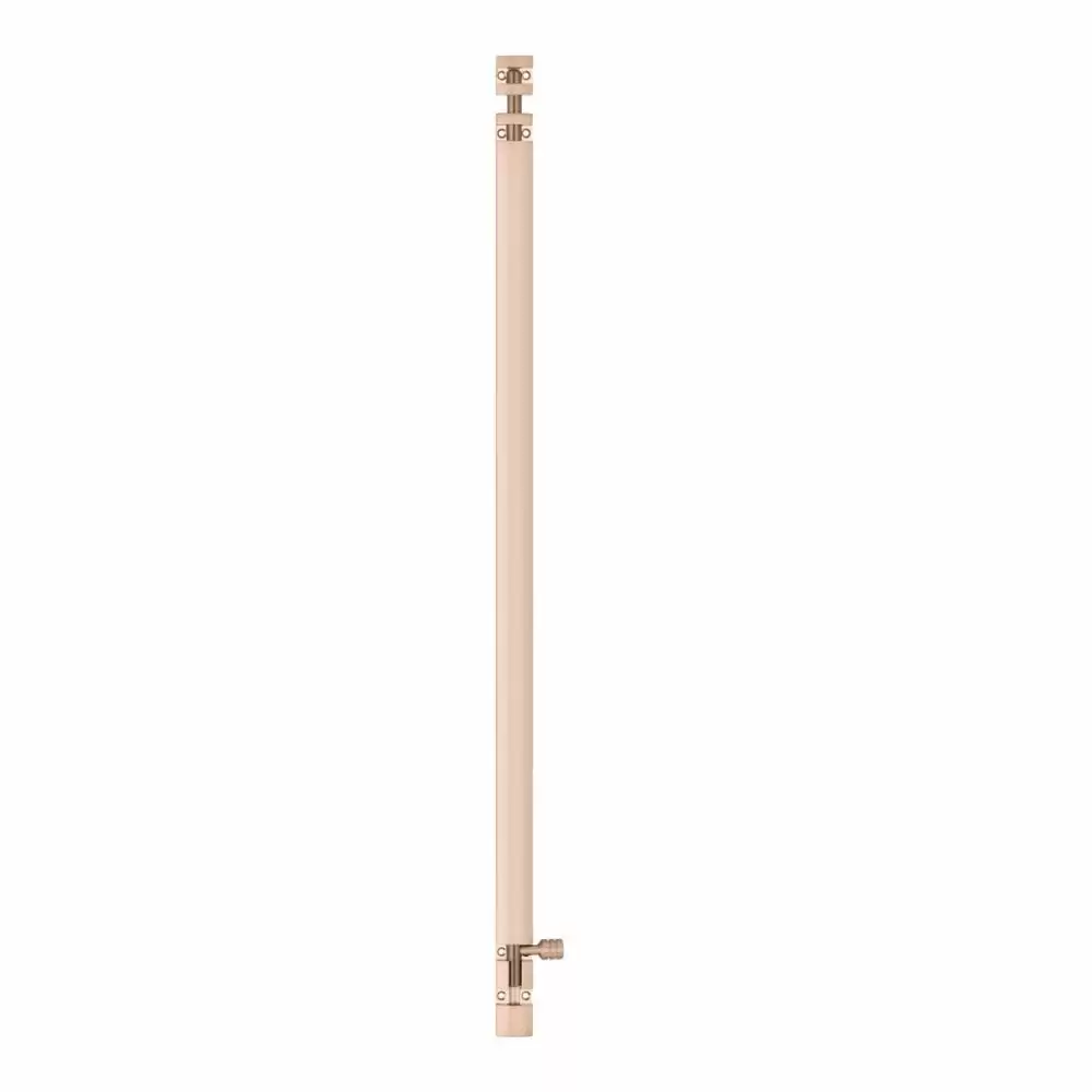 Atom Locks TB002-RG-24 inch Aluminium Decorative Tower Bolt- Rose Gold Finish