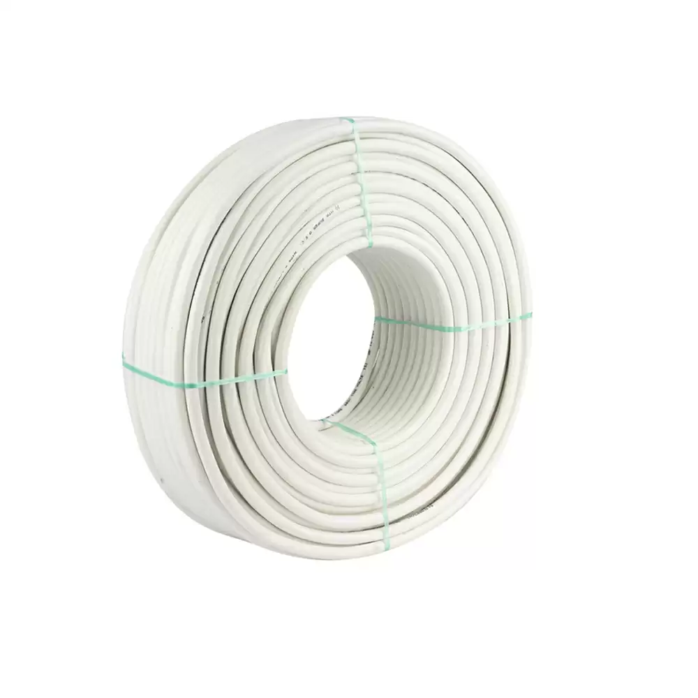 Super GEC Premium Multi Round 1.00 mm x 3 Core Length 100% Copper Electrical Wire - 10 Meter/33 Feet (White)