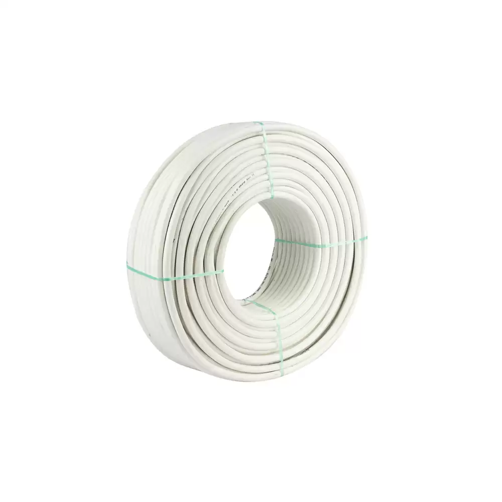 Super GEC Premium Multi Round 1.50 mm x 3 Core Length 100% Copper Electrical Wire - 10 Meter/33 Feet (White)