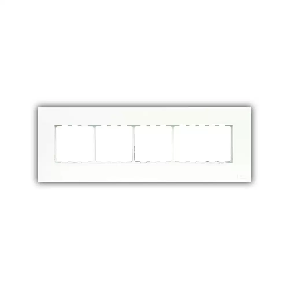 Anchor Roma Plus 9 Module Polycarbonate 288209 Horizontal Modular Plate - White