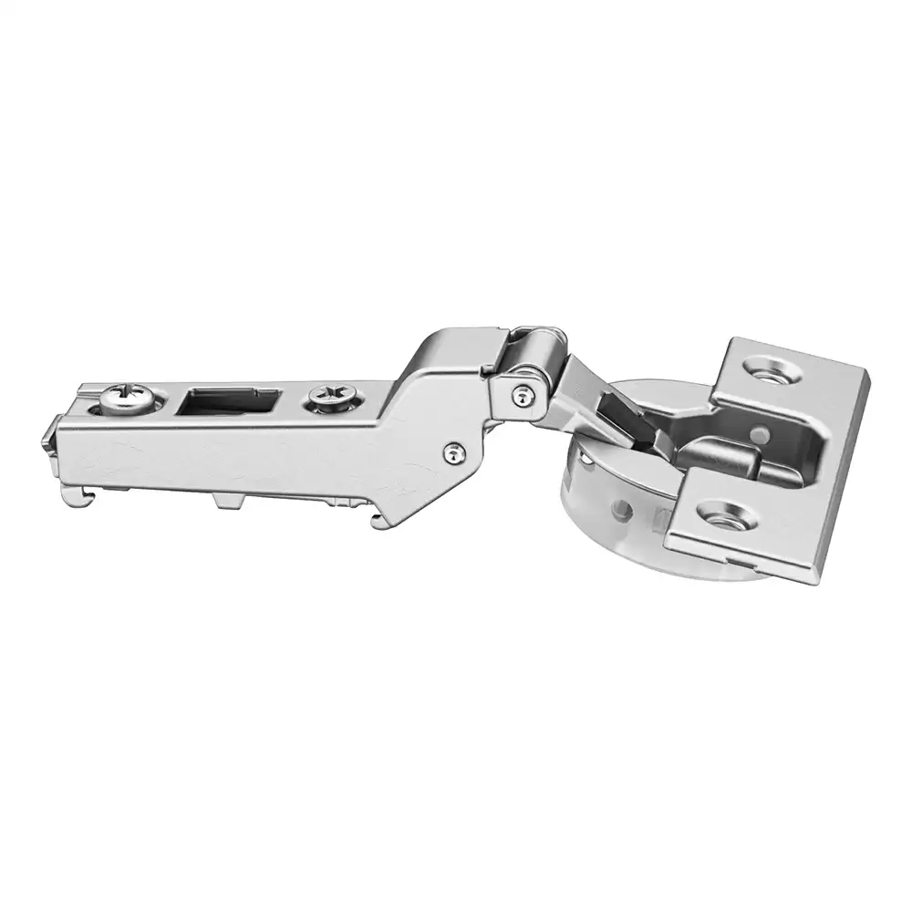 Hafele 311.46.590 Slide On Half Overlay / 8 Crank 105° Metalla Concealed Hinges