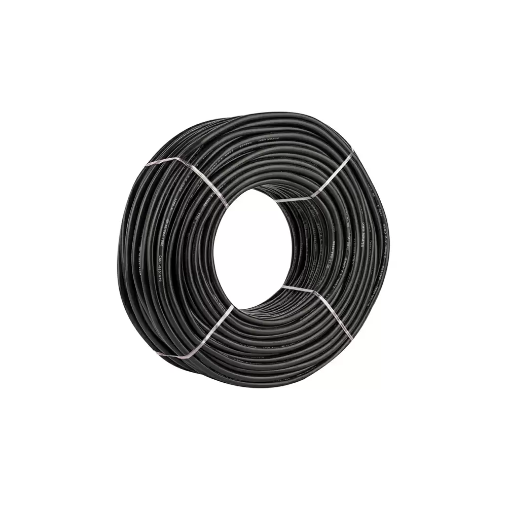 Super GEC Premium Multi Round 1 mm x 4 Core Length 100% Copper Electrical Wire - 10 Meter/33 Feet (Black)