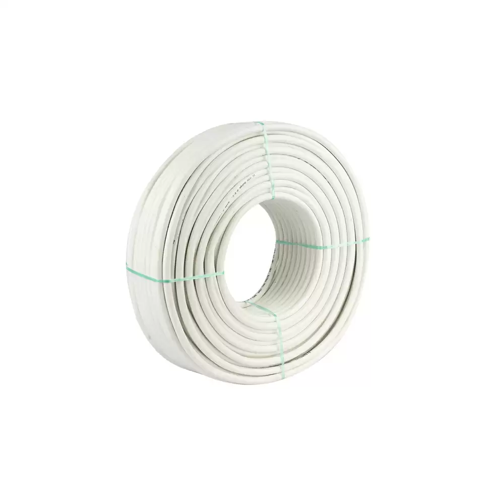 Super GEC Premium Multi Round 1 mm x 3 Core Length 100% Copper Electrical Wire - 20 Meter/66 Feet (White)