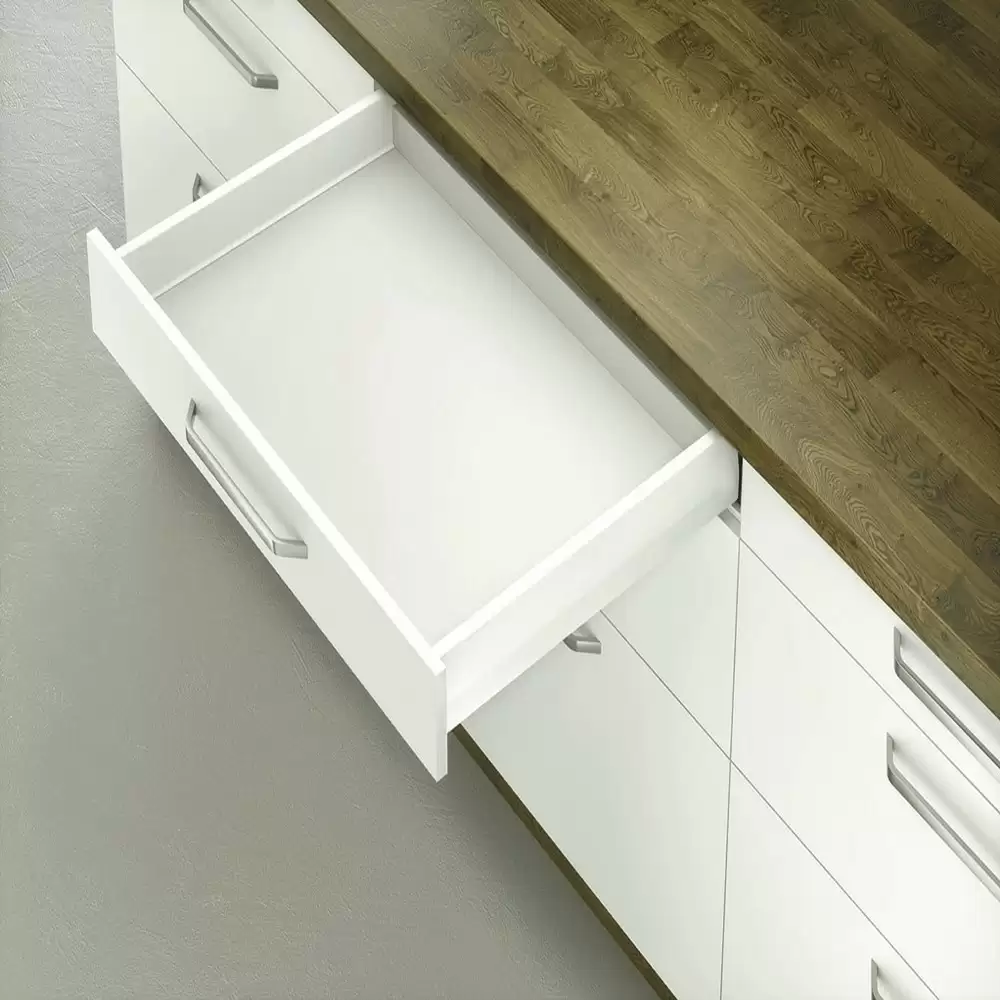 Hafele 513.24.716 Matrixbox Premium Drawer With Soft Close- White Finish