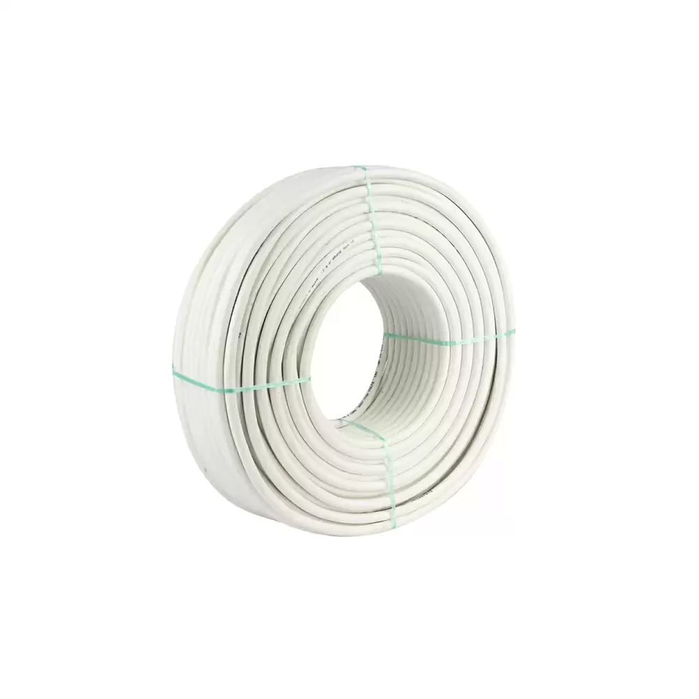 Super GEC Premium Multi Round 1.50 mm x 3 Core Length 100% Copper Electrical Wire - 30 Meter/99 Feet (White)