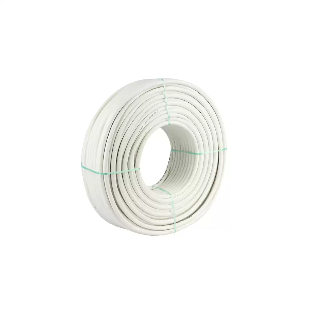 Super GEC Premium Multi Round 2.50 mm x 3 Core Length 100% Copper Electrical Wire - 20 Meter/66 Feet (White)