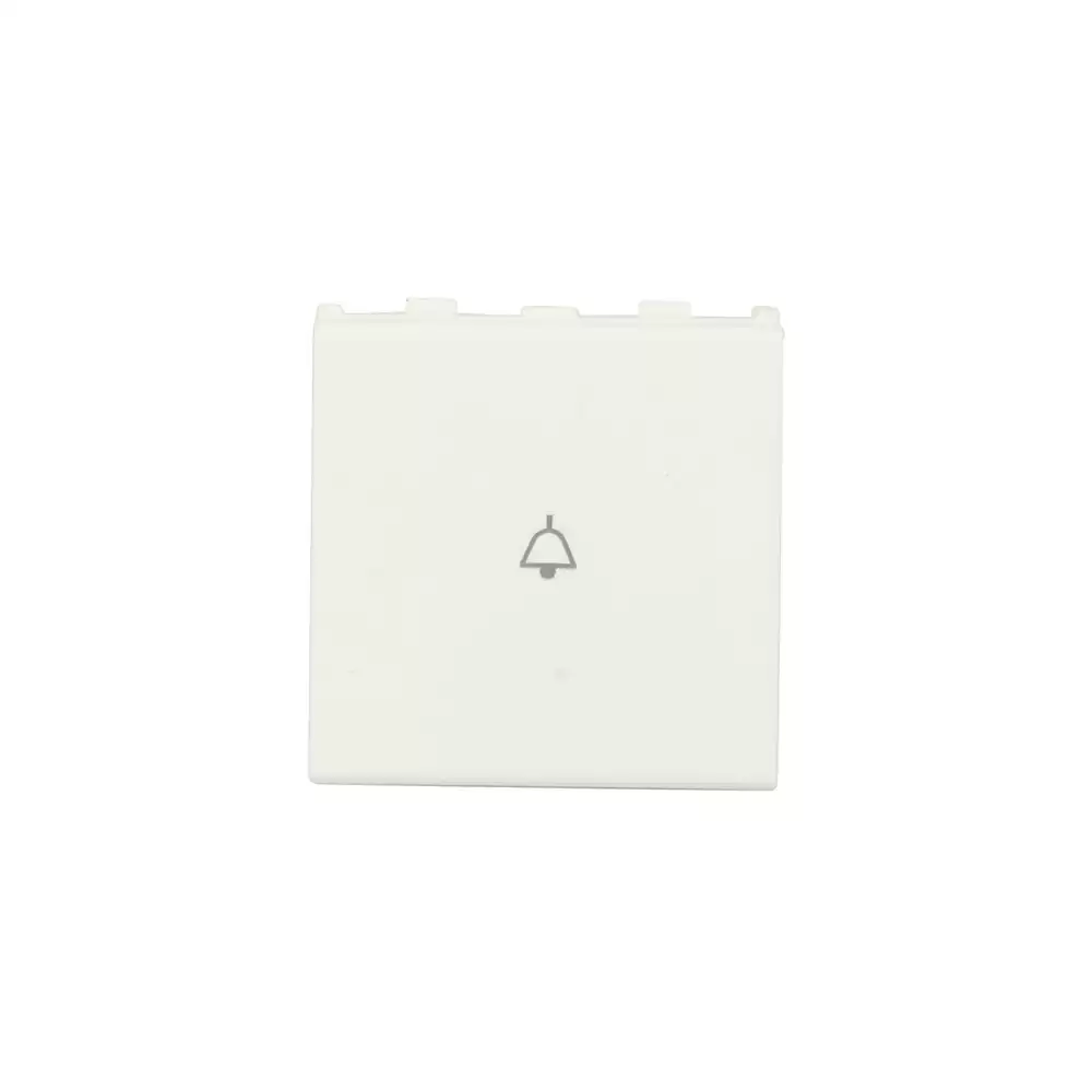 Anchor Roma Urban Modular 2 Module Polycarbonate 10 Amp V0 Grade Bell Push Switch - White