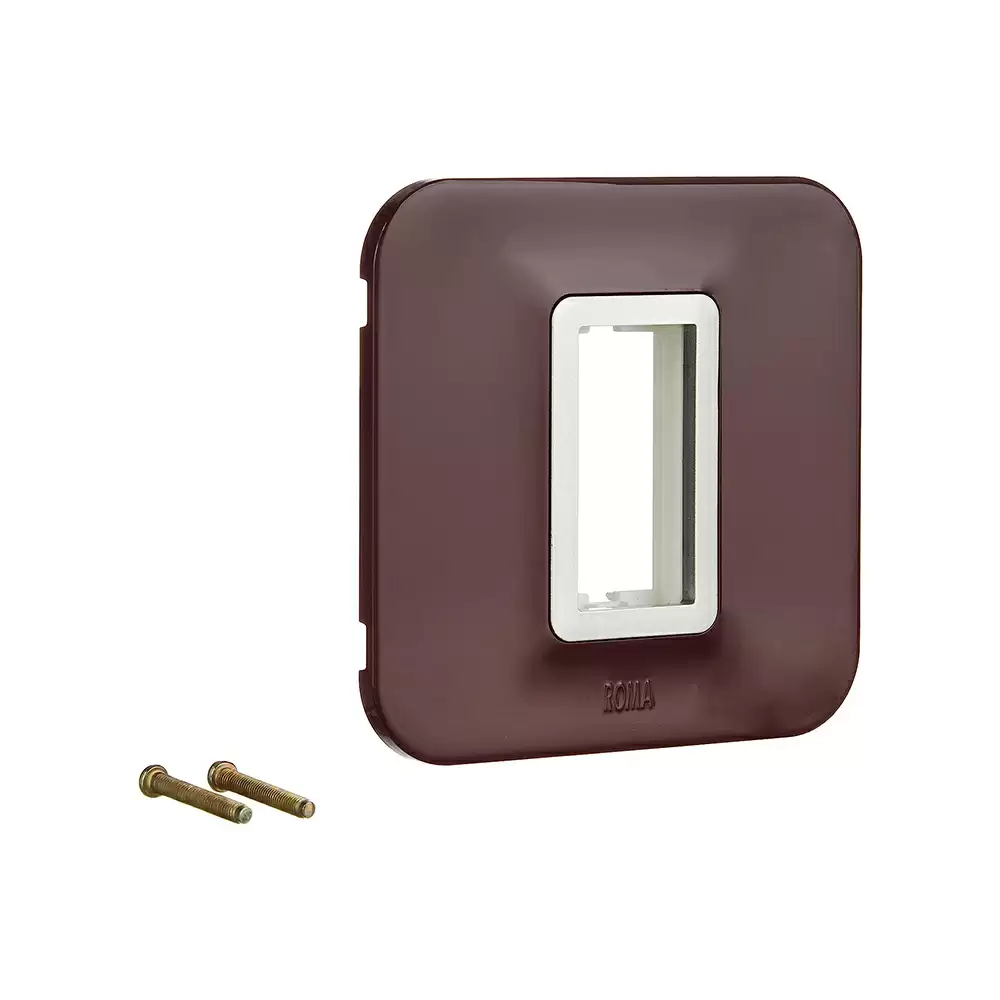 Anchor Roma Urban 1 Module Polycarbonate 66801OMS Curve Modular Plate - Oriental Maroon