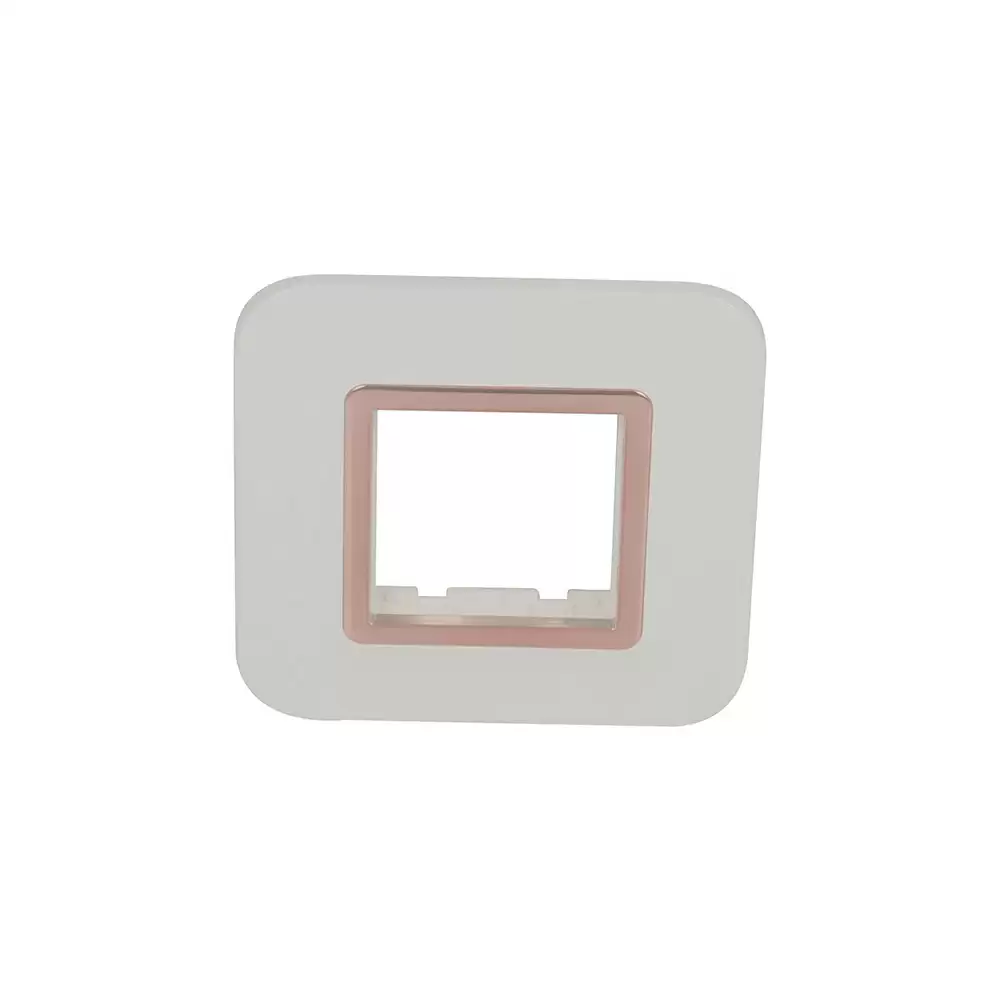 Anchor Roma Urban 2 Module Polycarbonate 66802WHC Curve Modular Plate - Copper White