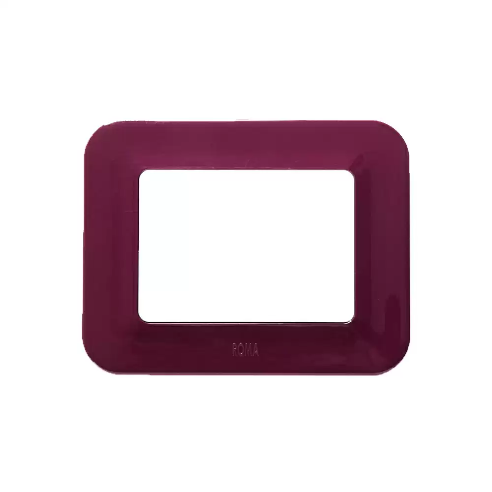 Anchor Roma Urban 3 Module Polycarbonate 66803OMS Curve Modular Plate - Oriental Maroon