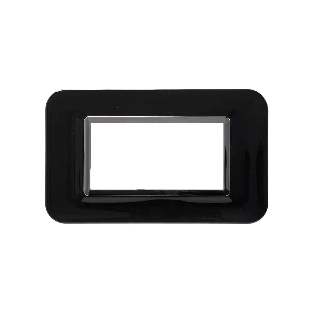 Anchor Roma Urban 4 Module Polycarbonate 66804LBC Curve Modular Plate - Lamp Black