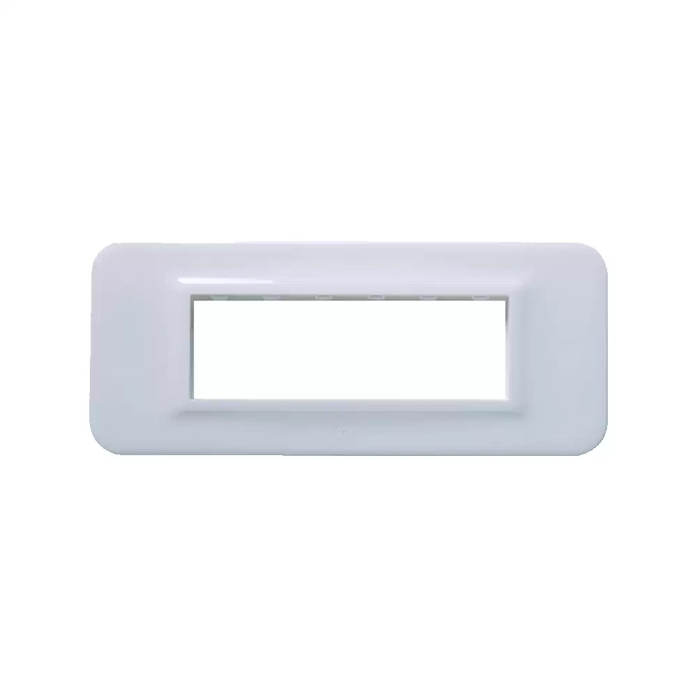 Anchor Roma Urban 6 Module Polycarbonate 66806WH Curve Modular Plate - White