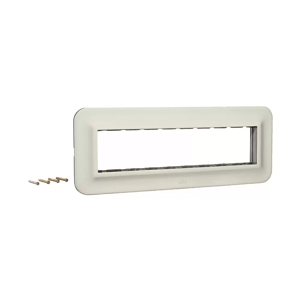 Anchor Roma Urban 9 Module Polycarbonate 66809SL Curve Modular Plate - Silver