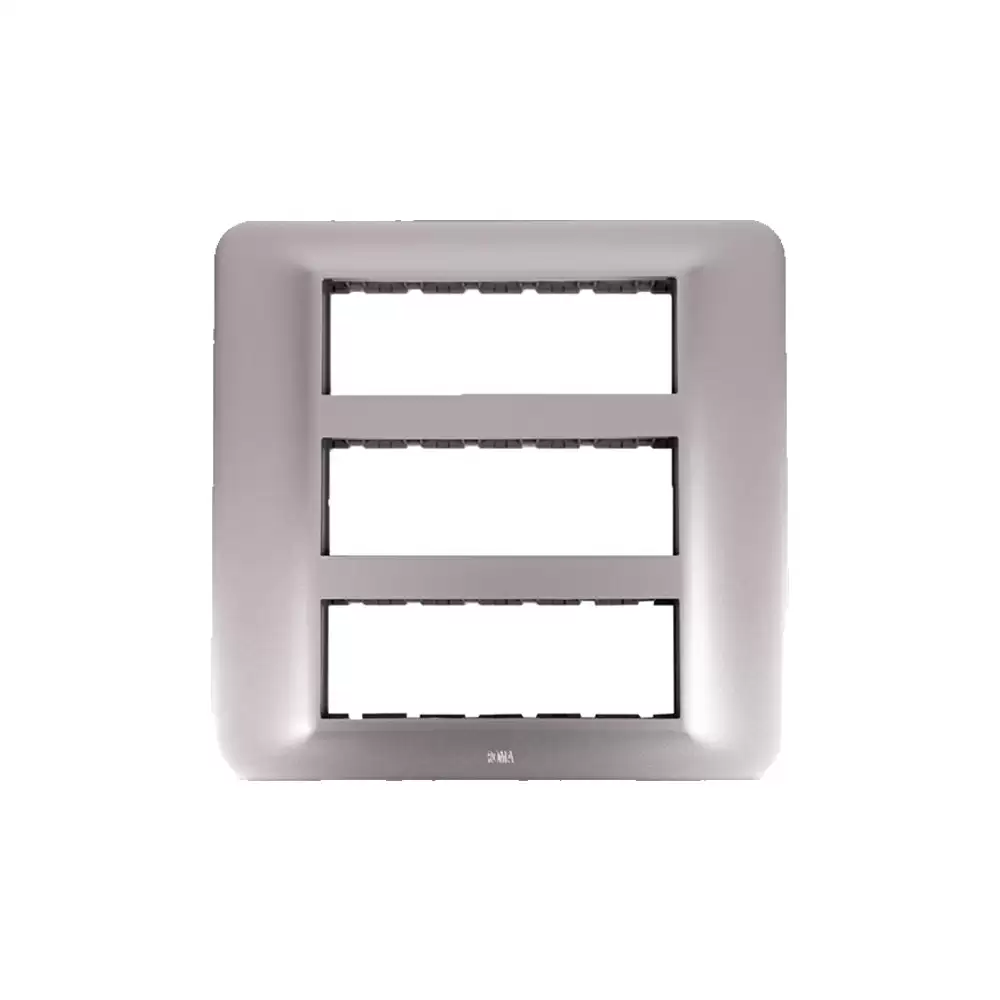 Anchor Roma Urban 18 Module Polycarbonate 66818SL Curve Modular Plate - Silver