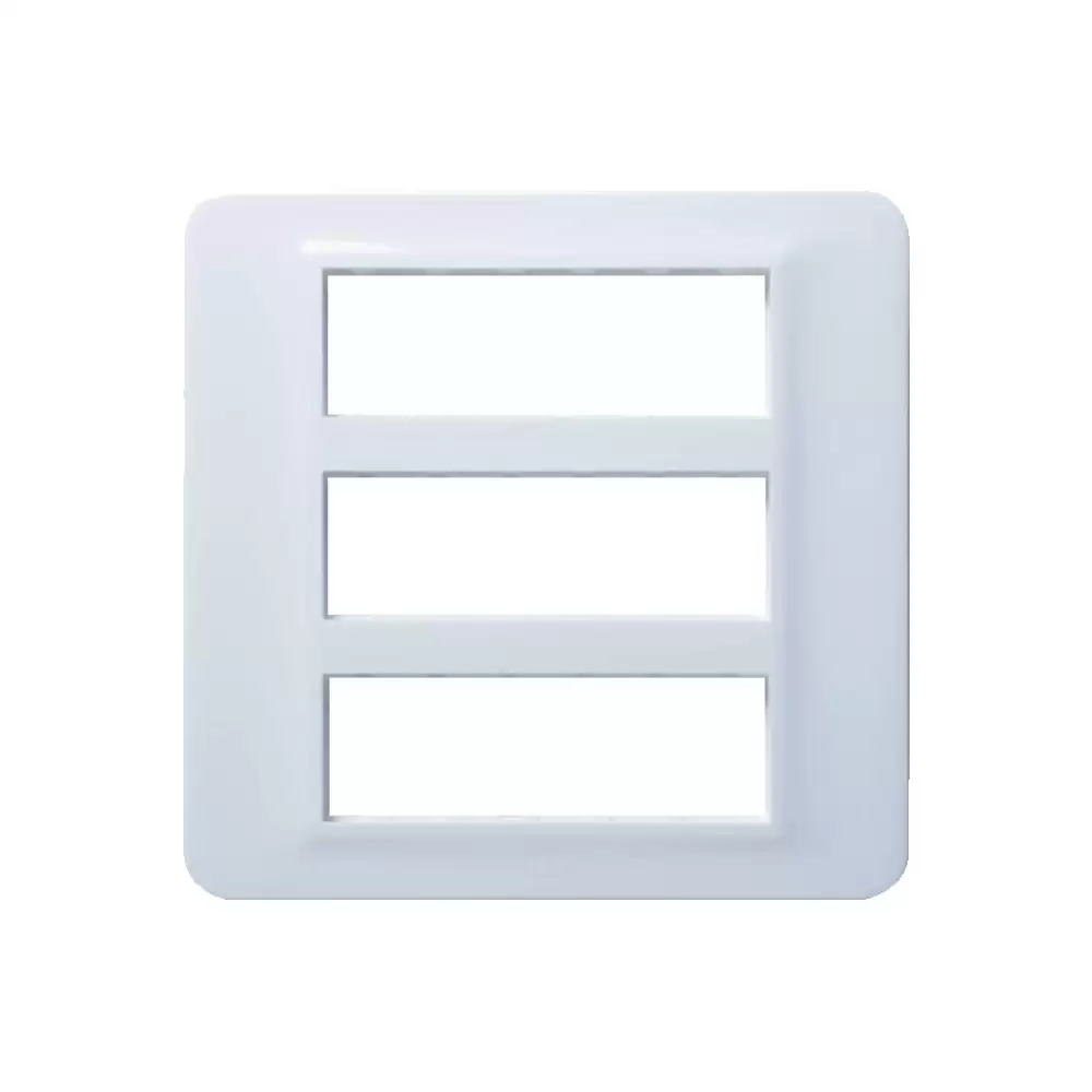 Anchor Roma Urban 18 Module Polycarbonate 66818WH Curve Modular Plate - White