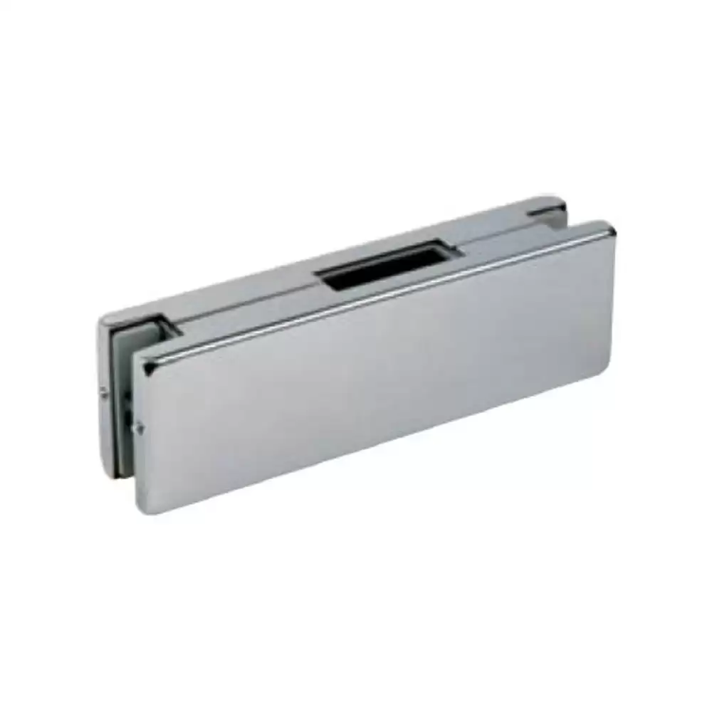 Ebco DPF2-02 SS 304 Glass Connector For Glass Door- Brushed Steel Finish 