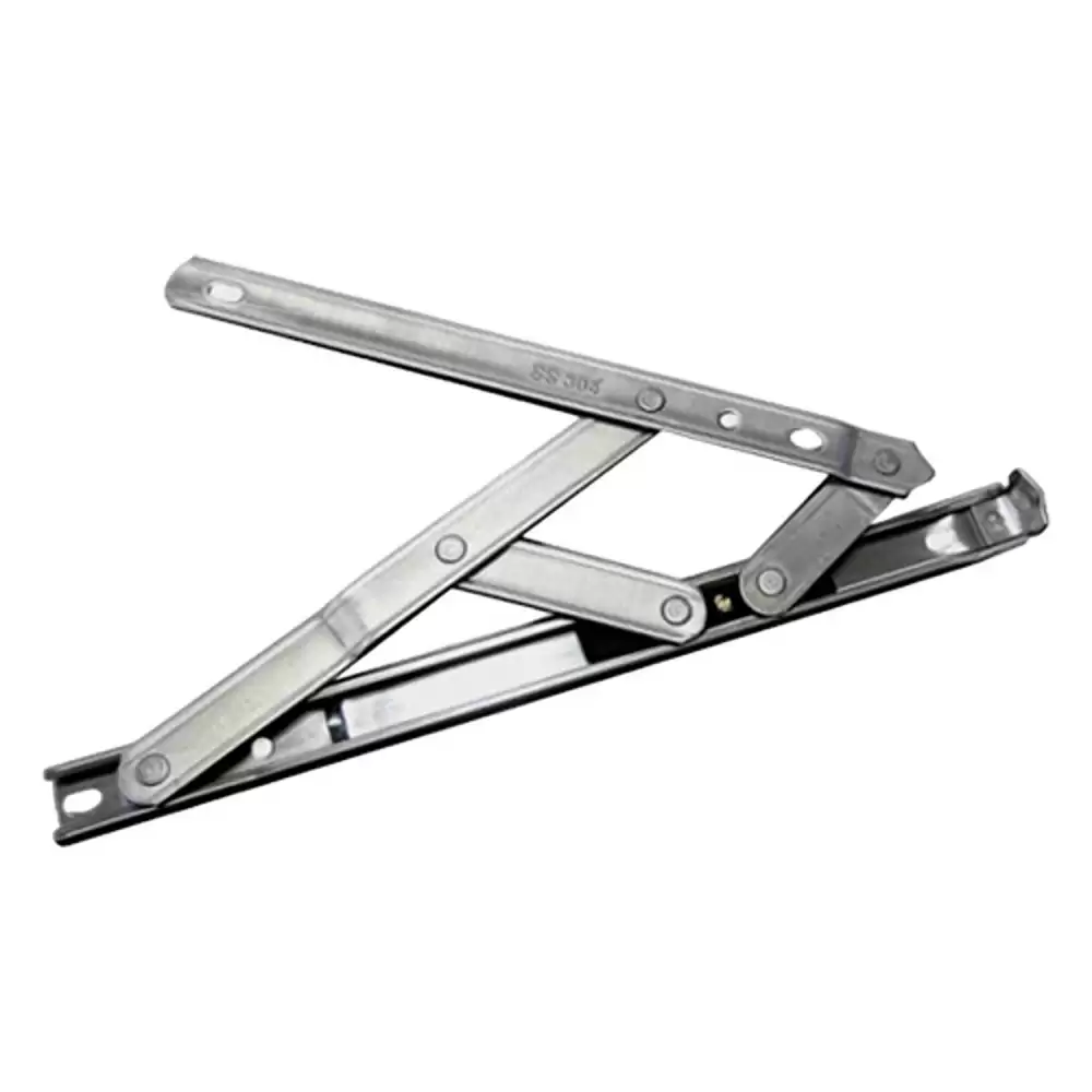 Ebco FRS16HL Top And Side Hung 16 Inch SS304 Friction Stay- Raw Stainless Steel Finish