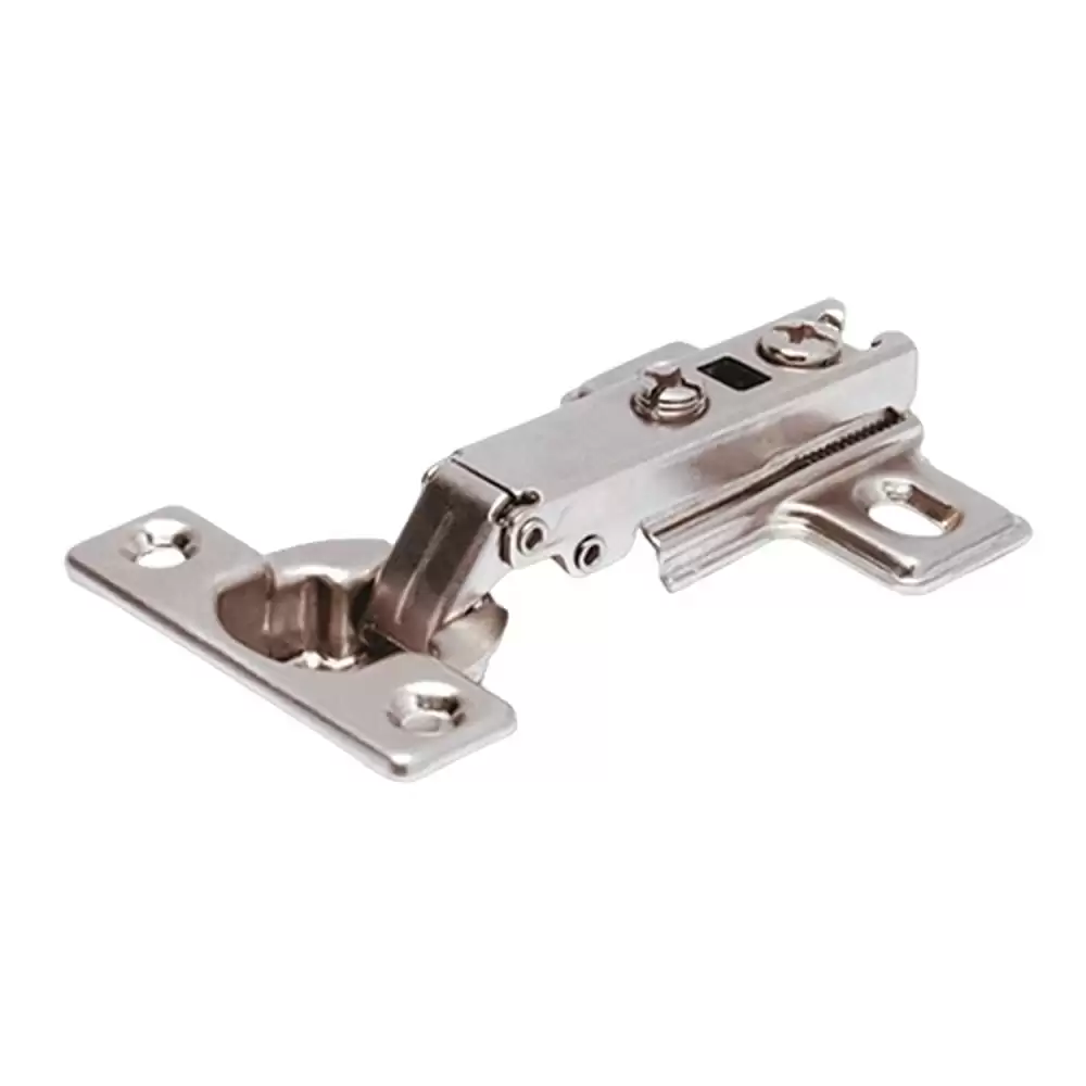 Ebco HM2 Half Overlay Mini Concealed Hinge With 8 Crank- Nickel Plated